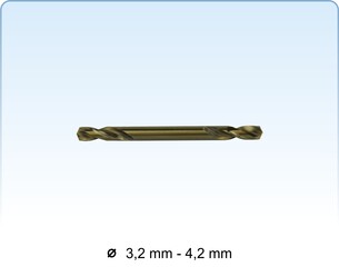 HSS-Co. double ended drill bits with split point