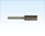 HSS burrs - Cylindrical shape with end cut